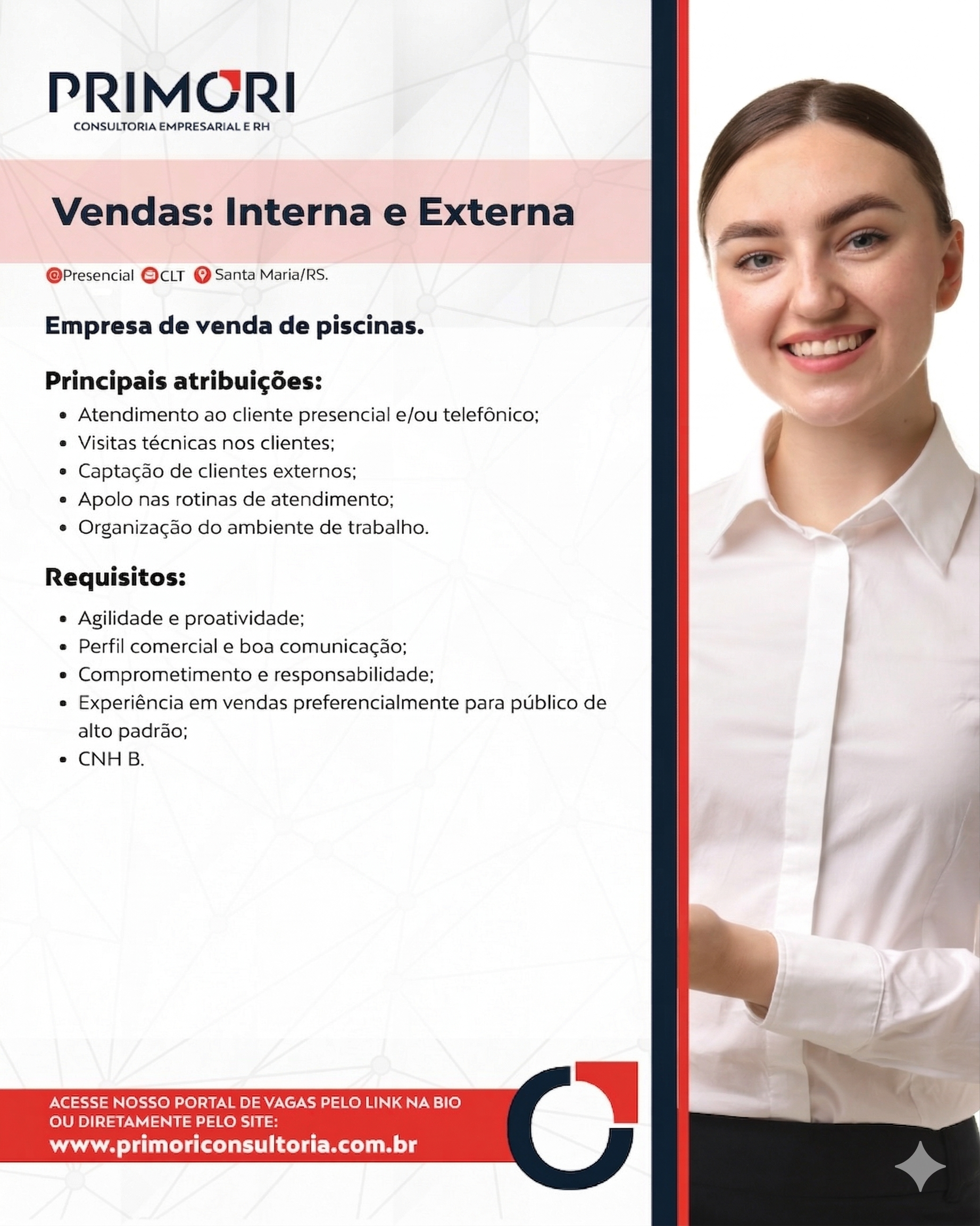 Vendedora - Interna e Externa